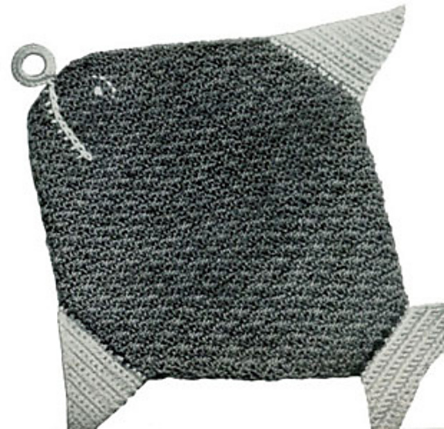 Fish Story Potholder #9236