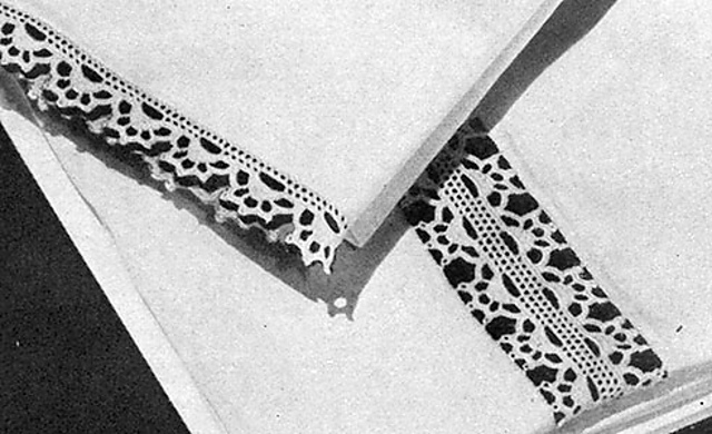 Pillow Case Edging #8204
