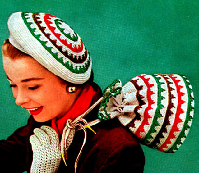 Modern Hat and Bag Set