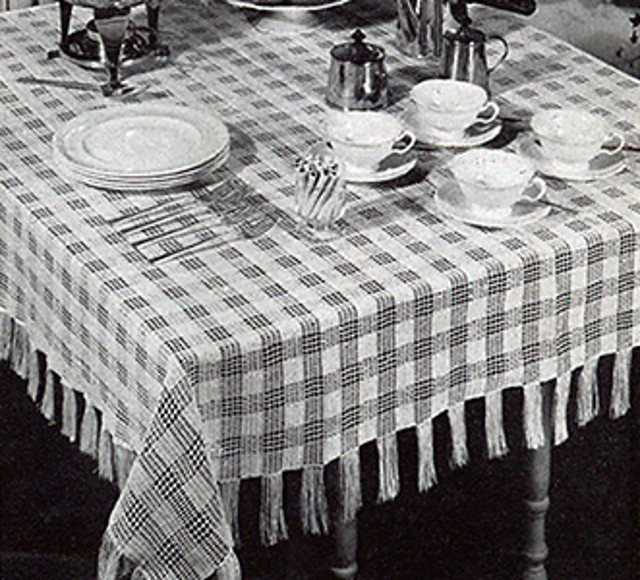 Chequers Tablecloth #7616