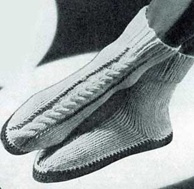 Men's Cable Stitch Ski Socks #4709
