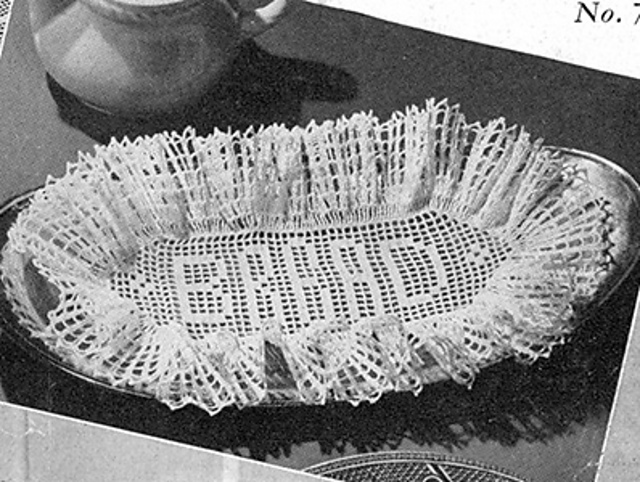Bread Tray Doily #7621