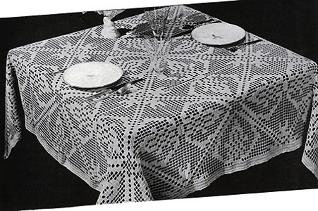 Table For Two Tablecloth #7239