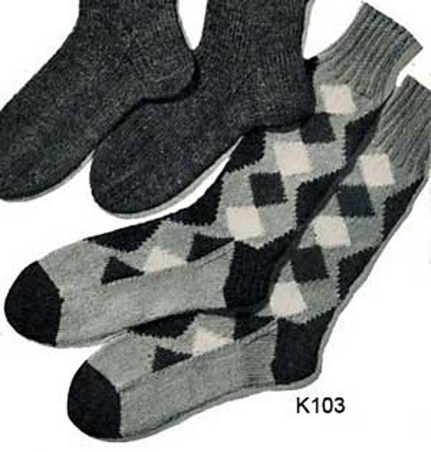 Men's Argyle Socks #K103