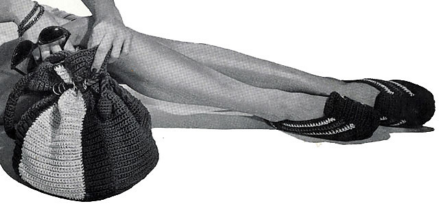 Beach Bag and Slippers Set #G-101