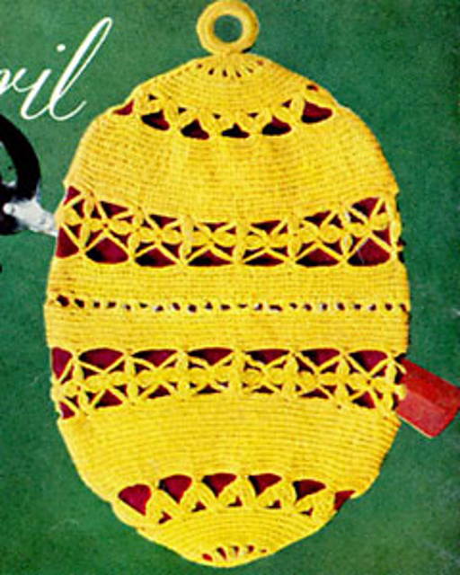 Easter Egg Pot Holder #S-356