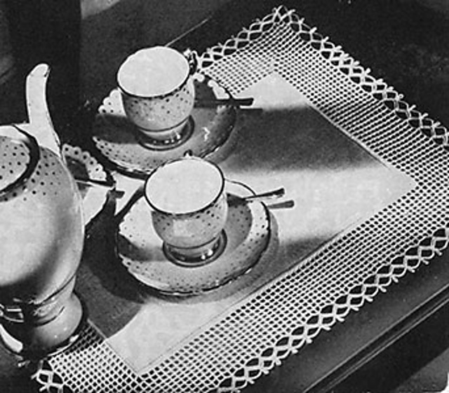 Tray Cloth Edging #8299