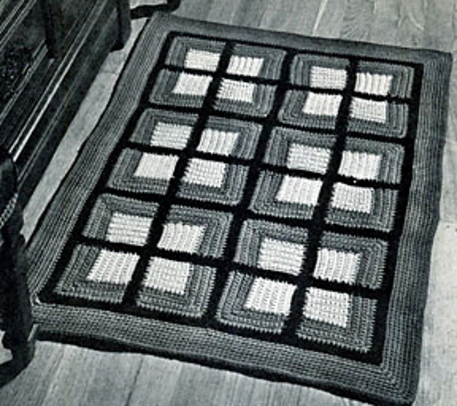 Colonial Squares Rug #5113