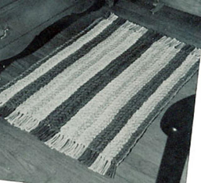 Crocheted Chain Braided Rug
