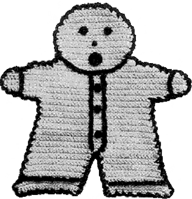 Gingerbread Boy Potholder