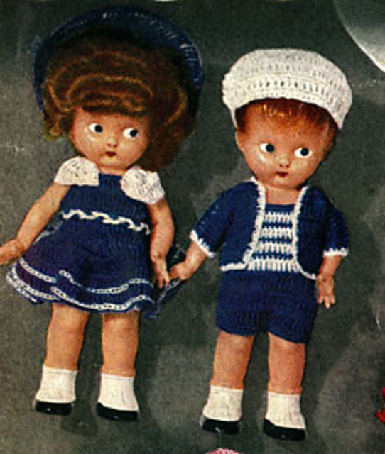 Brother and Sister Doll #S-152