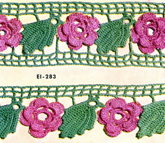 Rose Edging & Insertion #EI-283