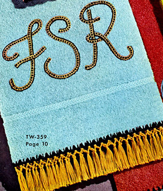 Monogram Towel #TW-359