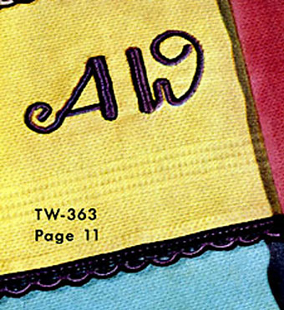 Monogram Guest Towel #TW-363