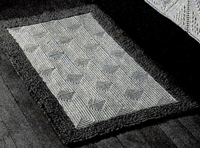 Contoured Crochet Rug #11