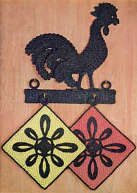 Rooster Pot Holder Set