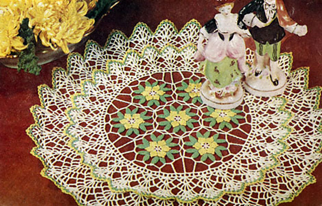 Scalloped Circles Doily #5