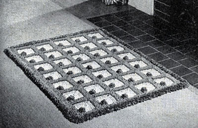 So Gay It Sings Rug in Loop Stitch #12