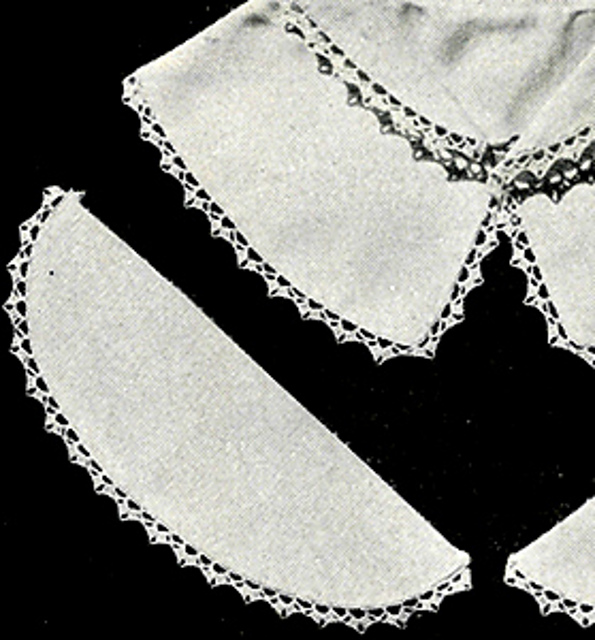 Collar and Cuff Edging #24C