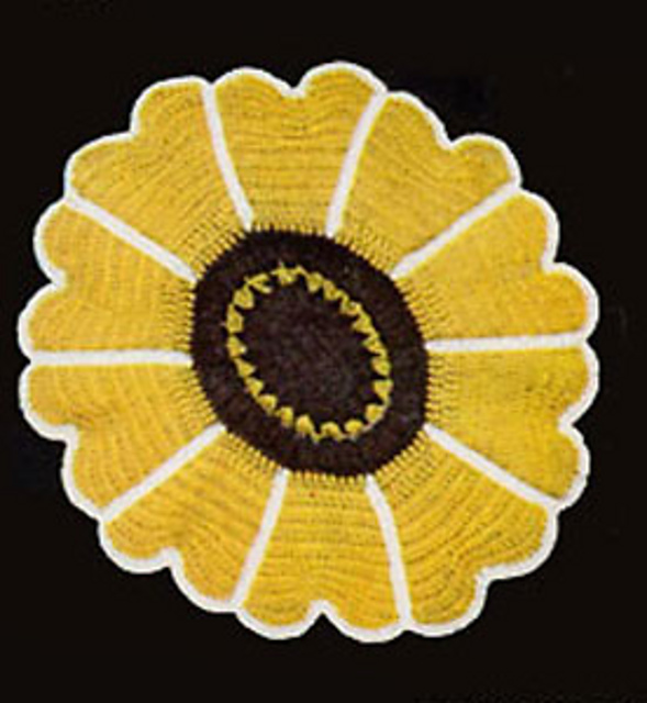 Black Eyed Susan Hot Plate Mat #7014