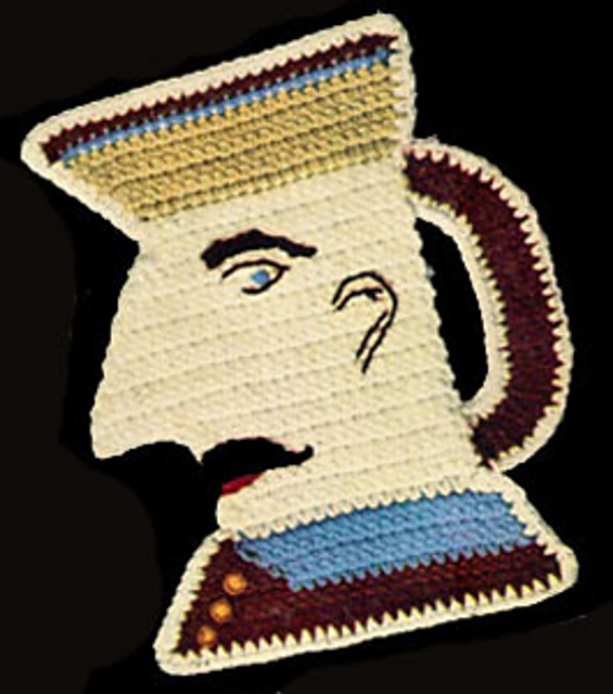Toby Jug Hot Plate Mat #7006