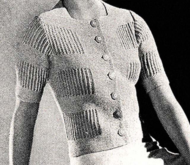 Window Panes Cardigan #1137