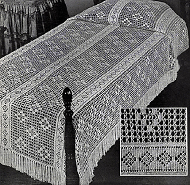 Lacet Stitch Bed Spread