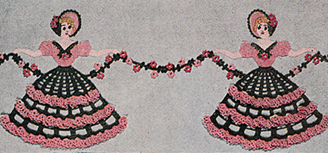 Sunbonnet Twins Pillow Case Applique #2
