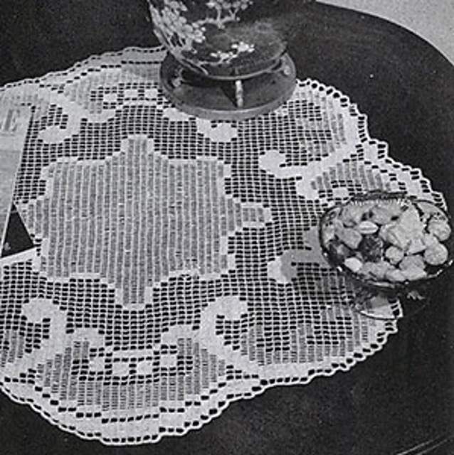 Faithfully Yours Doily #3-51