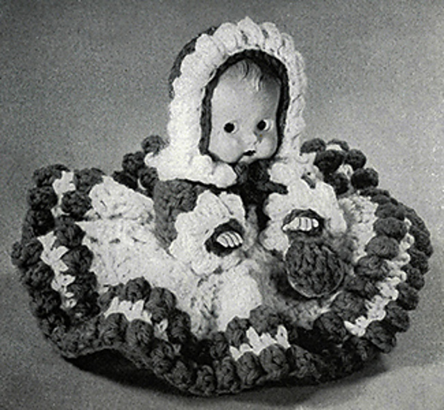Ruffle Bustle Doll's Dress #7411