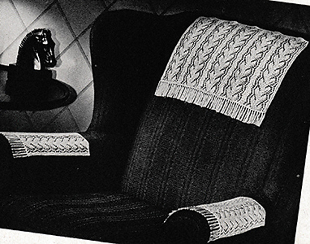 Feather Stitch Chair Set #7380