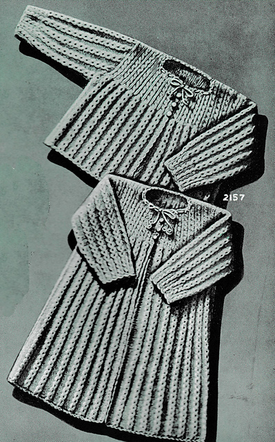 Baby Wrapper and Sacque No. 2157