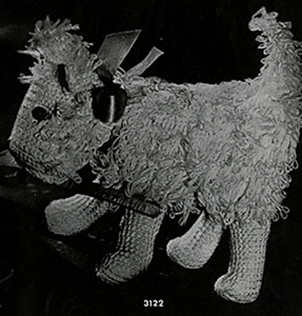 Toy Fuzzy Dog #3122