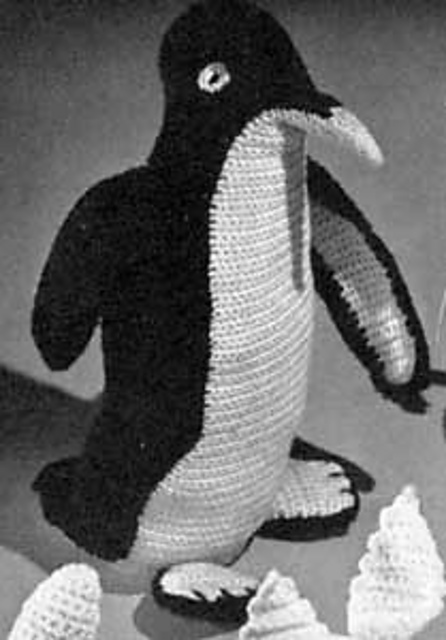 Crocheted Penguin #605