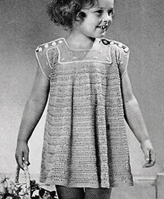 Child's Crocheted Dress #602