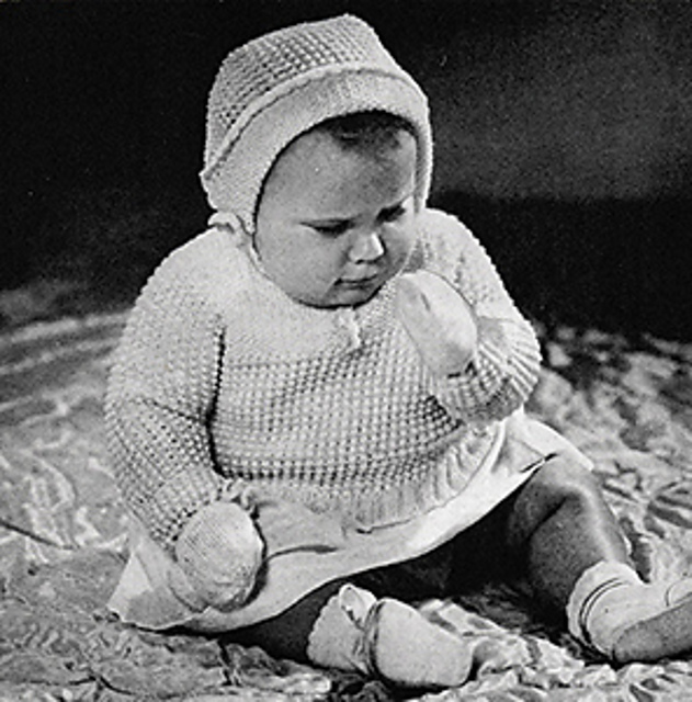 Infant's Knitted Set #619