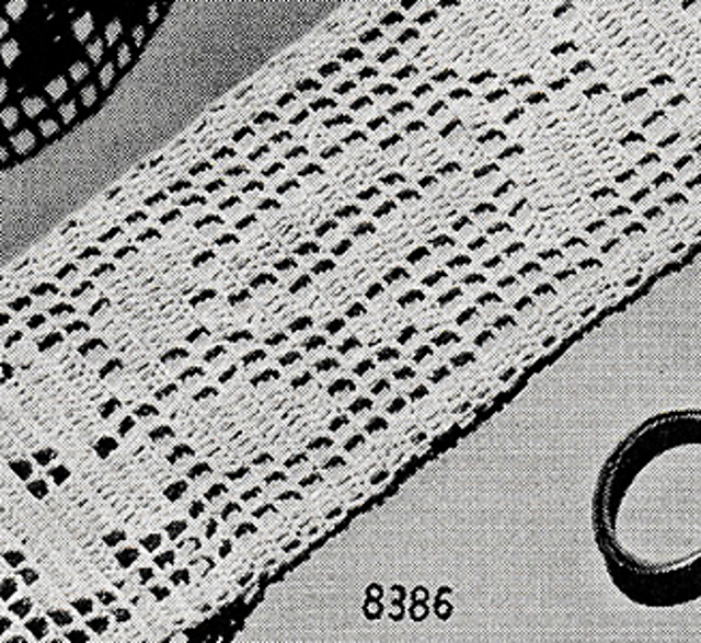 Filet Crochet Insertion #8386