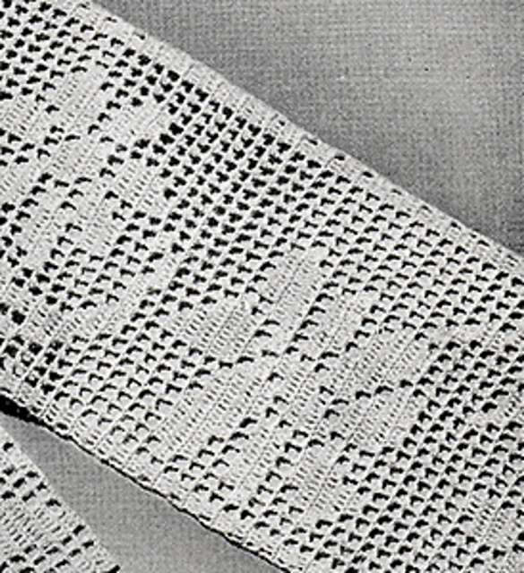 Filet Crochet Insertion #8342