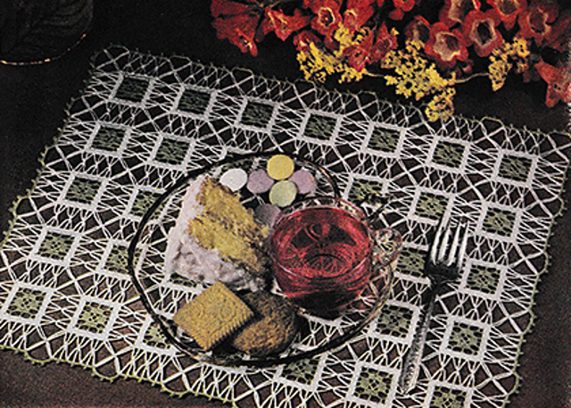 Square Dance Table Doily #13