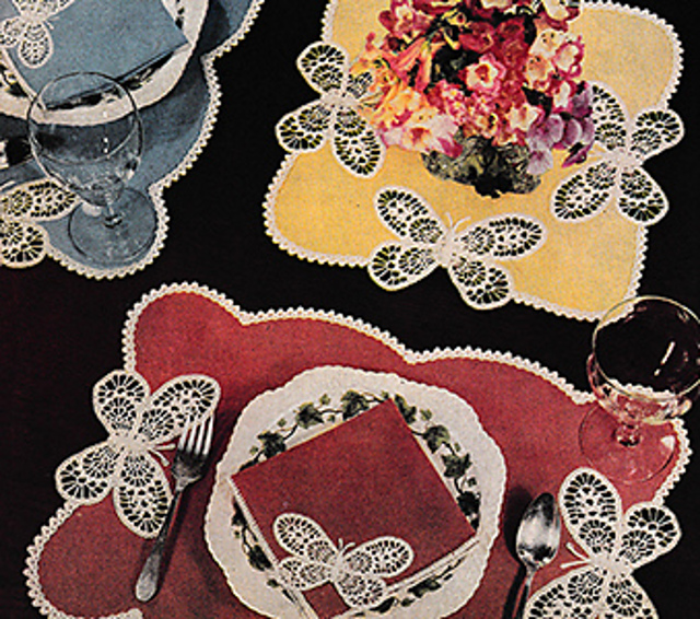 Butterfly Luncheon Set #15