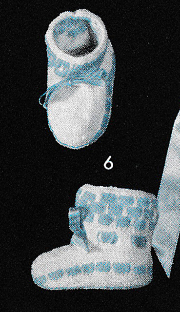 Knitted Booties #6