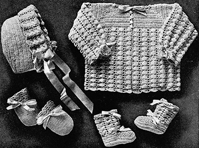 Infant's Crocheted Set #2001
