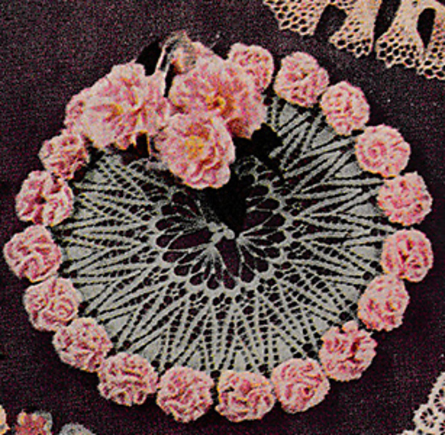 Carnation Lei Doily #3