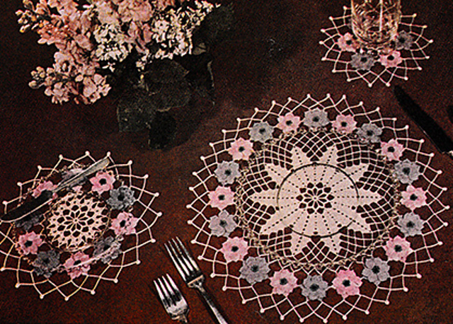 Anemone Place Mat Set #6