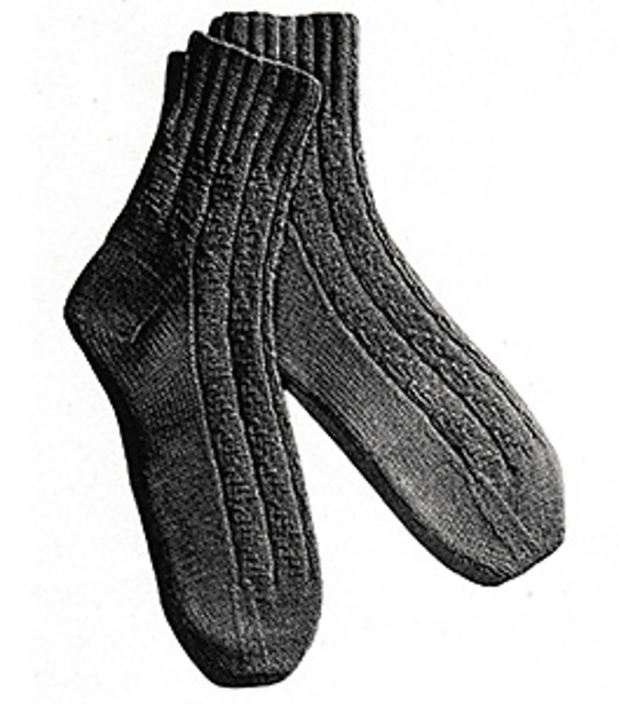 Novelty-Rib Anklets #5715