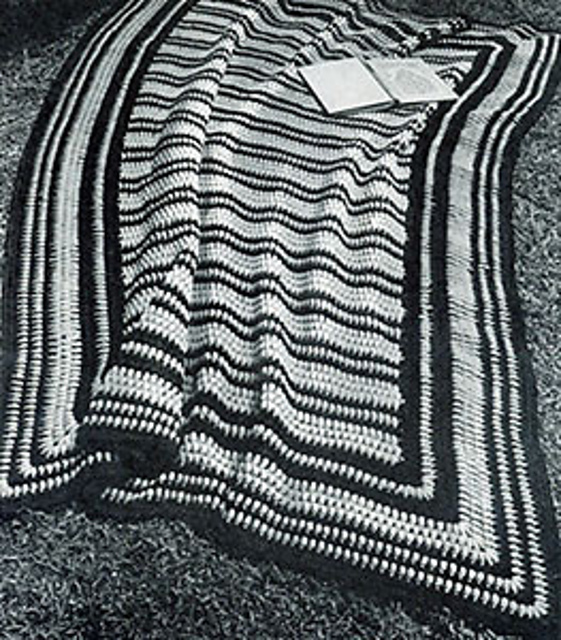 Puff Stitch Afghan #5204