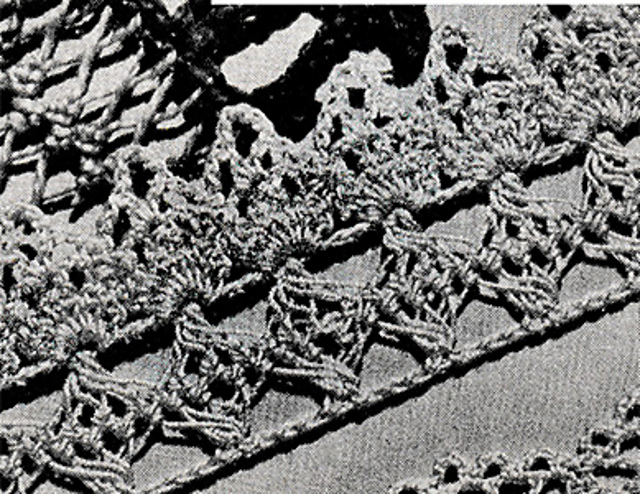 Hairpin Lace Edging #8395