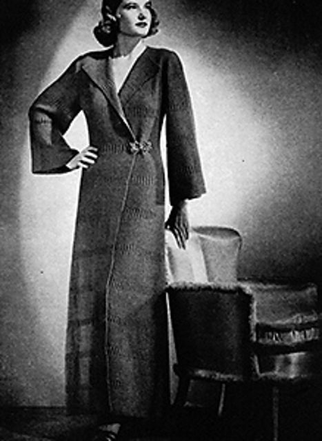 Knitted House Coat #448