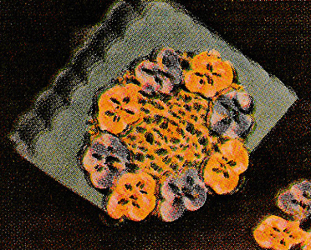 Pansies Napkin Stand #7102