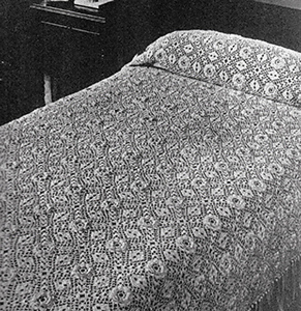 Wild Irish Rose Bedspread #6128